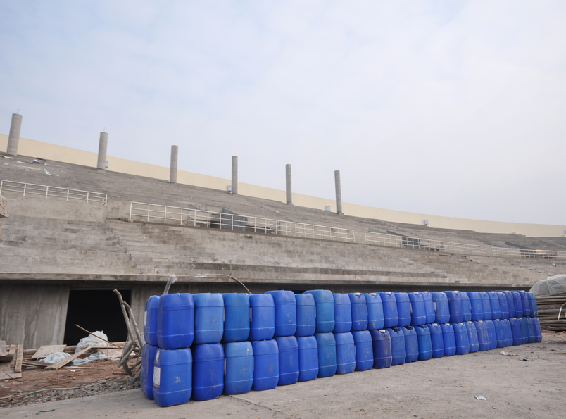 我司“辰旺”牌防水系列产品成为重庆市梁平体育场指定防水品牌
