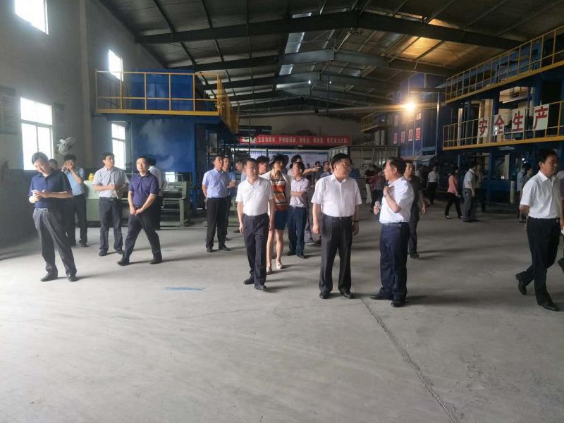 热烈欢迎湖北当阳市委市政府考察团来辰旺生产基地进行考察