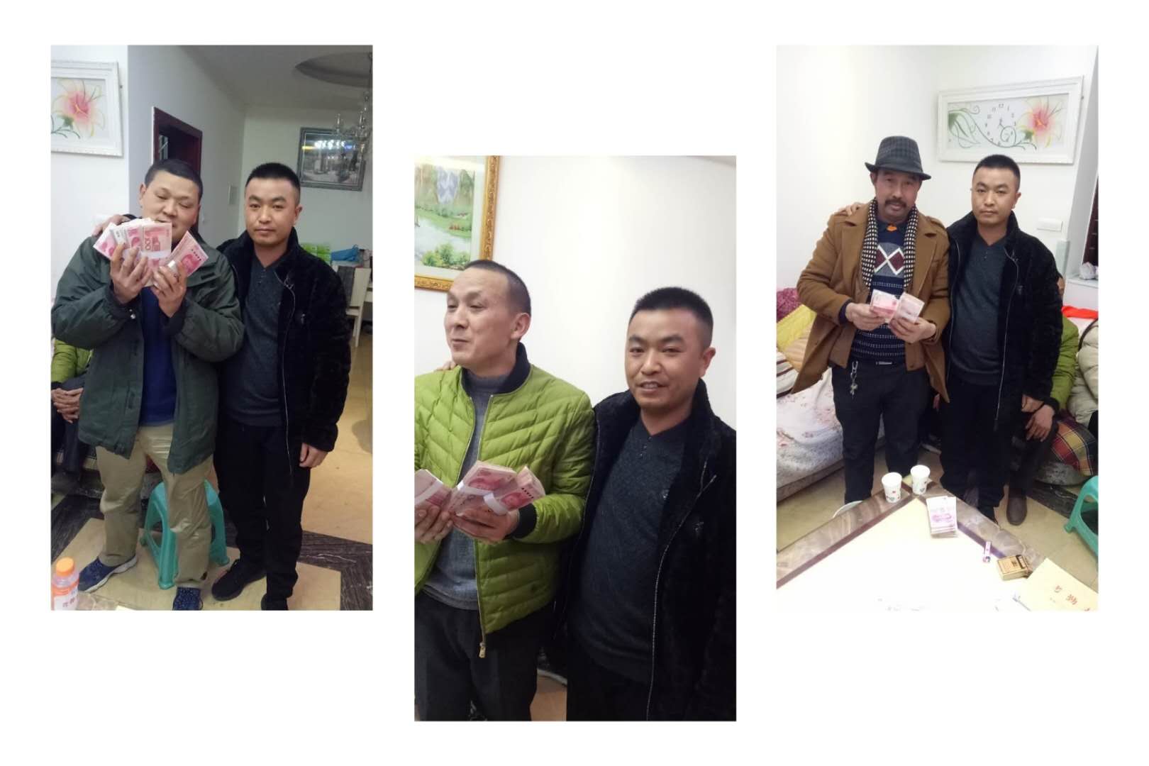 年底大丰收，农民工欢欢喜喜过新年